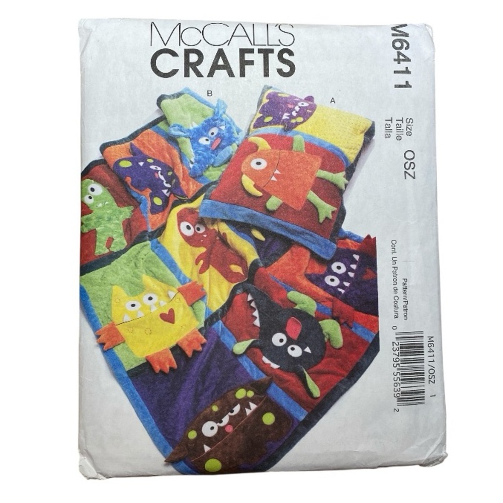 🪡  MCCALL'S QUILT AND PILLOW CASE SEWING PATTERN 6411